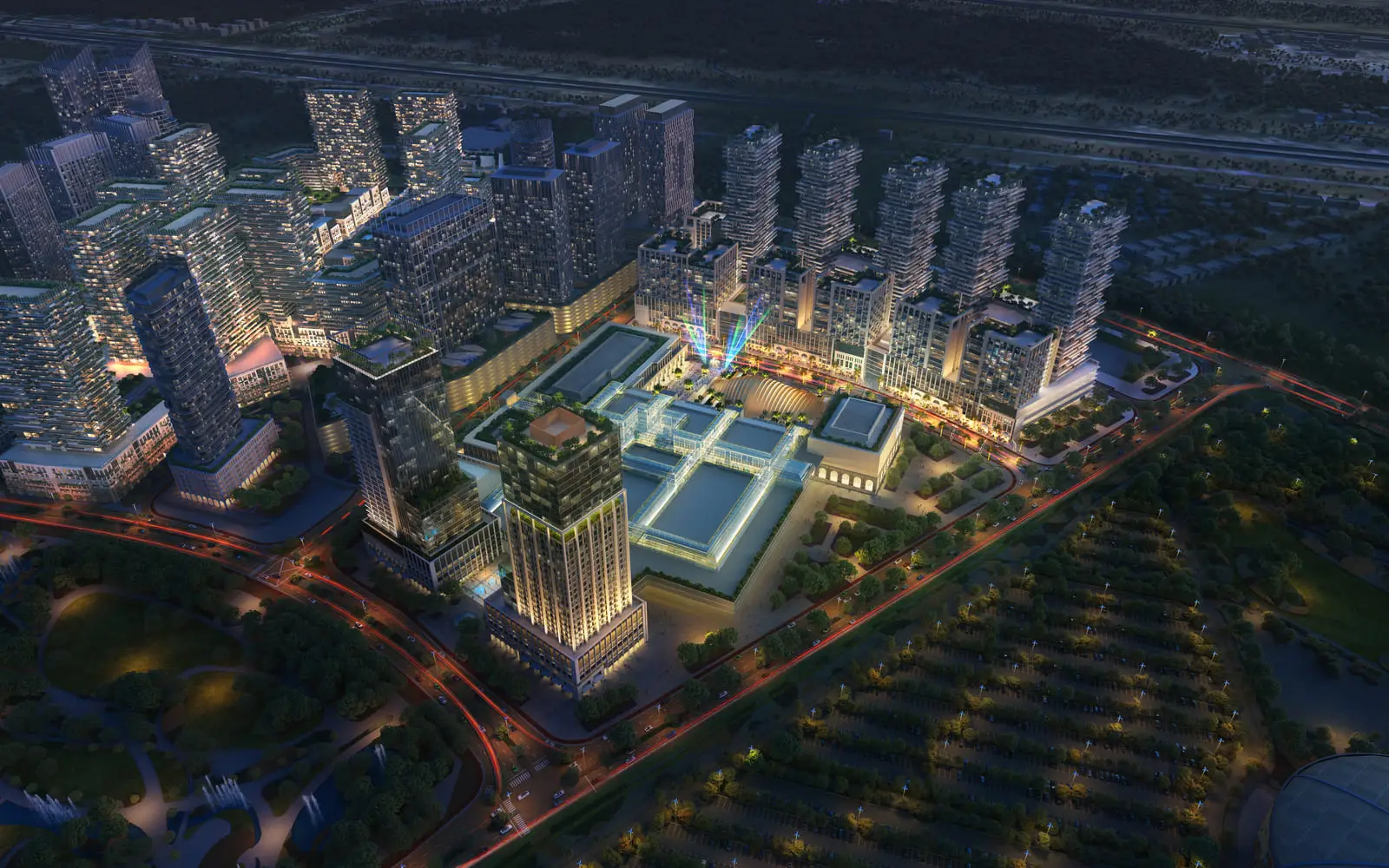 district luxury and retail